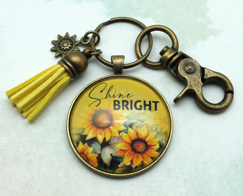 Shine Bright Bronze Keychain – Urban Charm