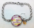 Love Your Journey Pewter Rolo Bracelet