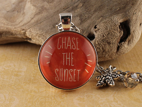 BEA02 - Chase the Sunset Two Sided Necklace