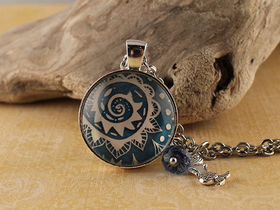 BEA03 - Ocean Child Two Sided Necklace