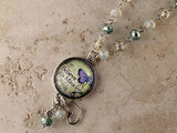 BEAD03- Believe in Miracles Beaded Necklace