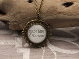 BUT03 - Enjoy Every Moment Two Sided Vintage Necklace