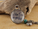 COR03 - Let the Sea set you Free Two Sided Necklace