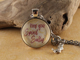 COR04 - Keep Your Spirit Salty Two Sided Necklace
