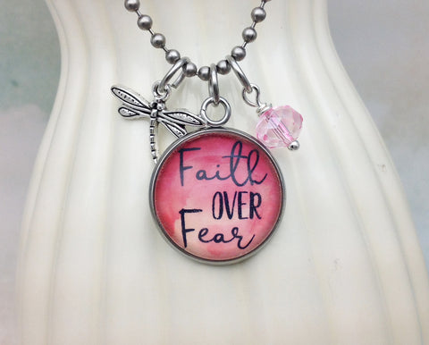Faith Over Fear Necklace