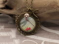 DRA01 - Let Your Heart Soar Two Sided Vintage Necklace