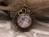 DRA03 - Don't Just Fly Soar! Two Sided Vintage Necklace
