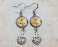 Sunflower Short Drop Earrings