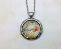 Shine Bright Hammered Edge Pewter Necklace