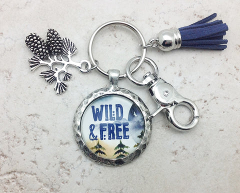 WILD & FREE Keychain