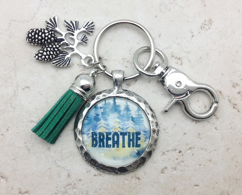 BREATHE Keychain