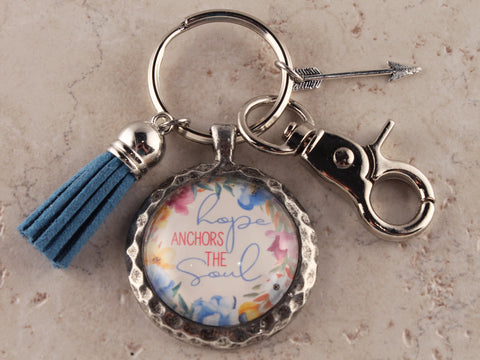 KEY22 - Hope Anchors the Soul Keychain