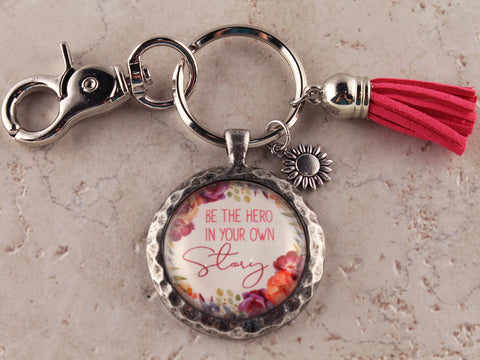 KEY23 - Be the Hero in Your Own Story Keychain