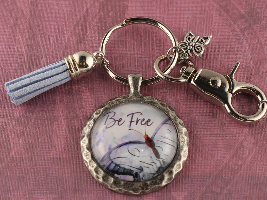 KEY37- Be Free Keychain