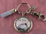 KEY37- Be Free Keychain