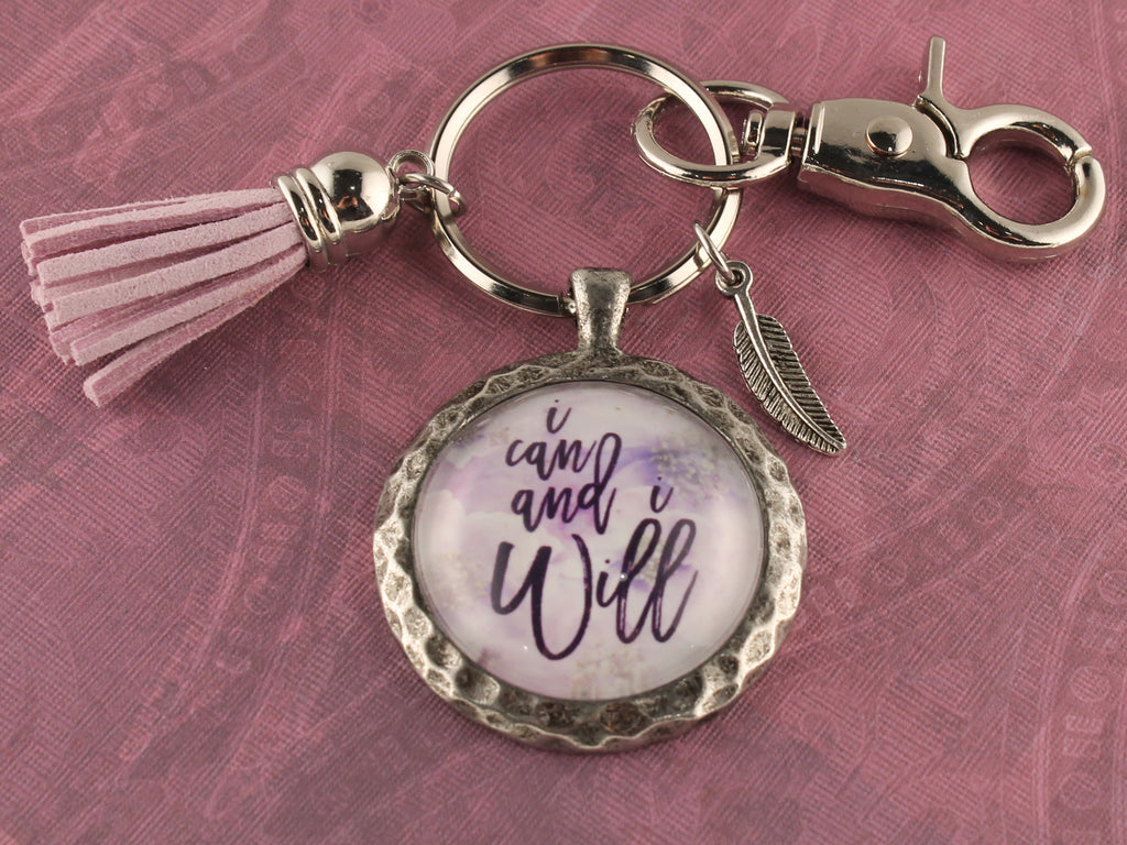 KEY38- I Can and I Will Keychain