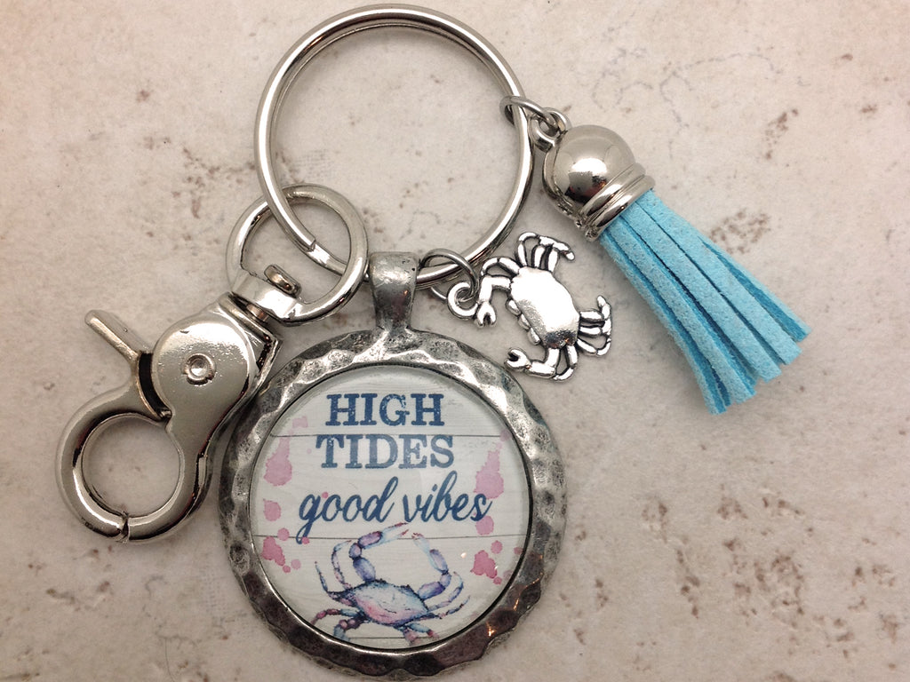 KEY52 - High Tides Good Vibes Keychain