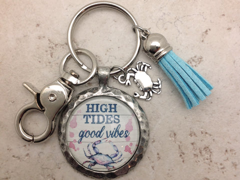 KEY52 - High Tides Good Vibes Keychain