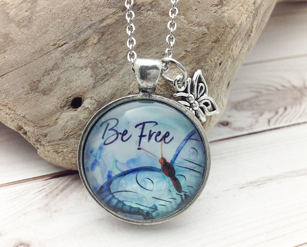 Be Free Pewter Necklace