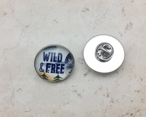 WILD & FREE Stainless Steel Pin