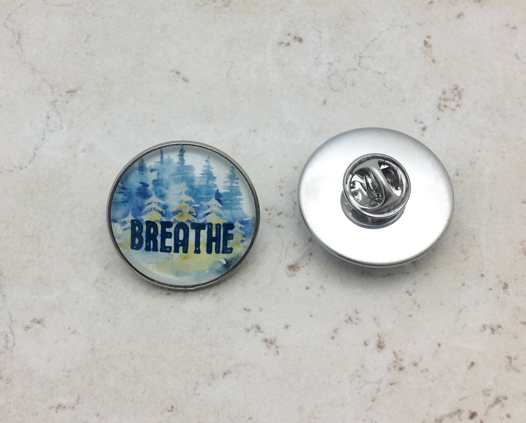 BREATHE Stainless Steel Pin