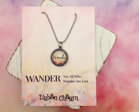 Wander Word Necklace