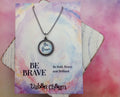Be Brave Word Necklace
