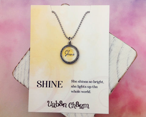 Shine Word Necklace