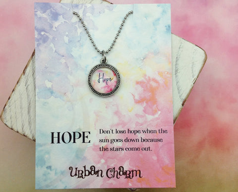 Hope Word Necklace