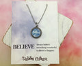 Believe Word Necklace